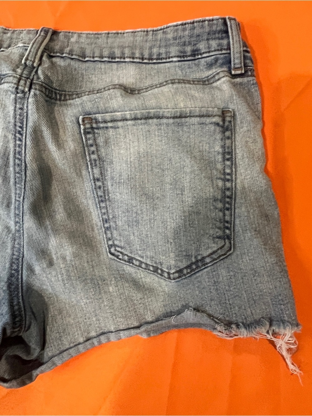 SO Light Blue Distressed Denim Cutoff Shorts - Picture 7 of 9